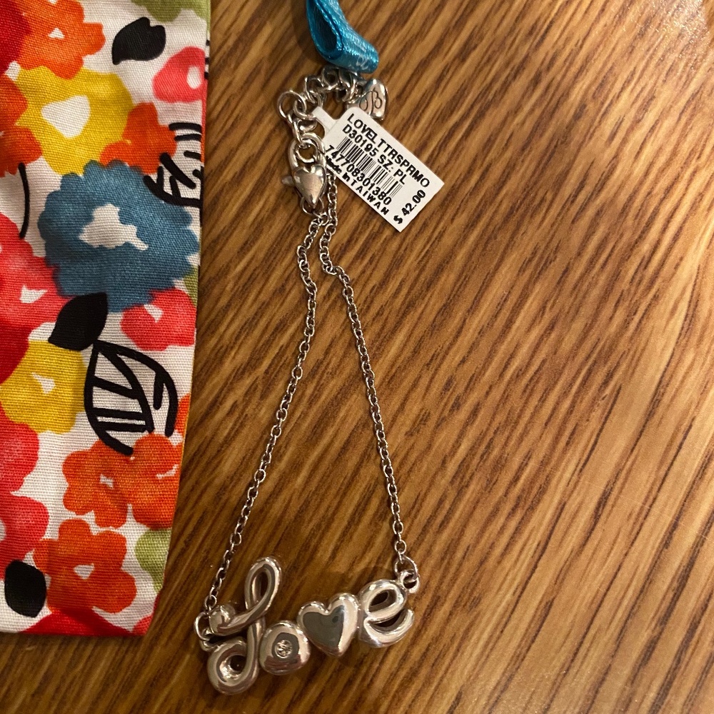 Brighton Love Diamond Silver Bracelet